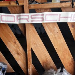 911 Porsche Front Windshield Banner 