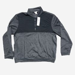 XL Calvin Klein Quarter Zip Black Beauty NWT