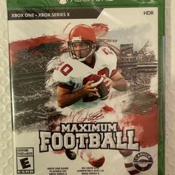 Doug Flutie's Maximum Football 2020  Xbox Series X , Xbox One, New And Sealed