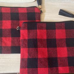 Checkered Bags With Tassels