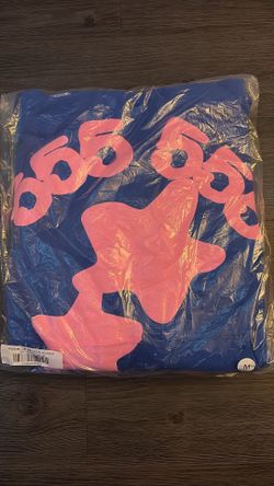 blue and pink beluga spider hoodie