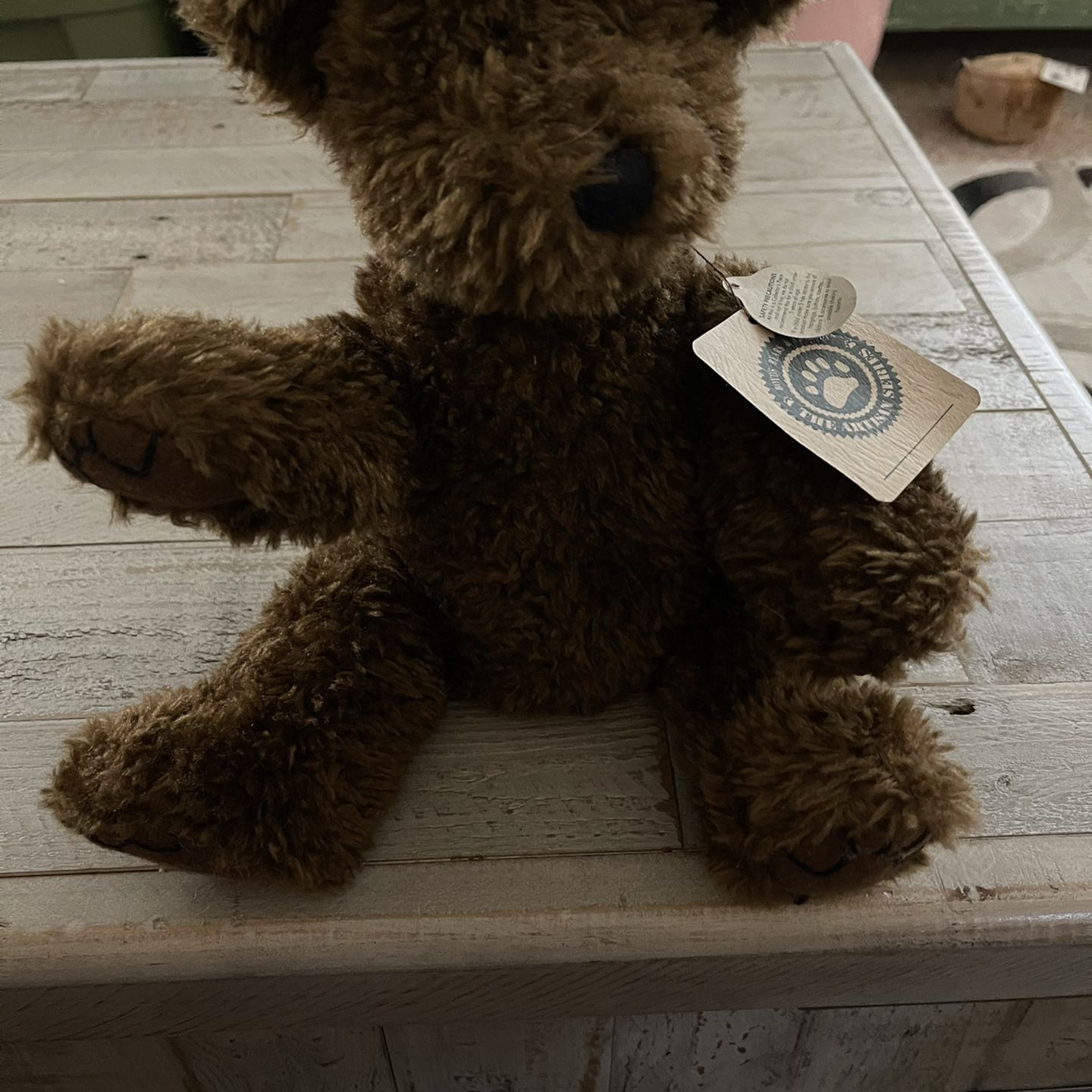 Boyds Bears The Artisan Series Stuffed Brown Bear W/ Tags Collectible