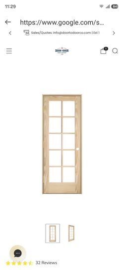 Glass doors