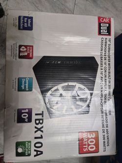 Selling 10 in woofer with built in 300 wat amp
