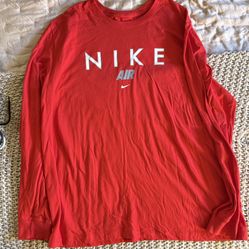 Men’s Red Nike Graphic Logo Shirt 2XL