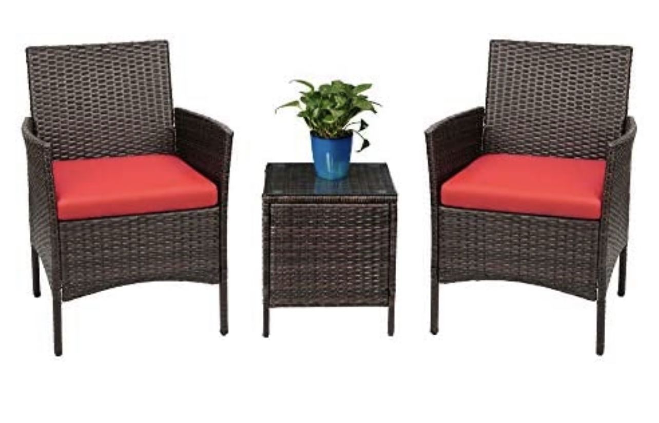 New Patio Set 3 Pc Fully Assembled Shop Local 