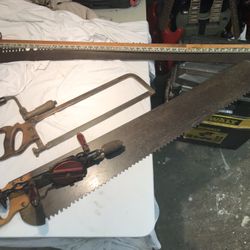 Antique Meat Saw 