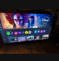 65 inch Samsung 4 k tv 2025 model feet remote 280 firm only months old