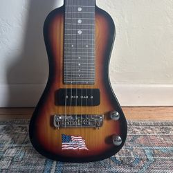 SX Lap Steel Guitar + Stand + Gig Bag + Tone Bars, Full Set, Ready to Play