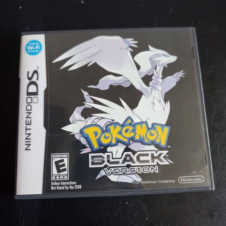 Pokémon Black Version, Nintendo DS, Games