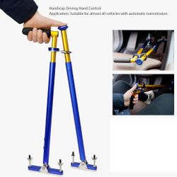 Hand controls for disabled drivers, right-hand drive conversion kit, adjustable length, car pedal assist for disabled, manual control for vehicle