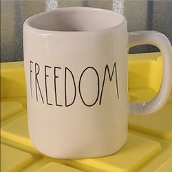 Rae dunn freedom mug 