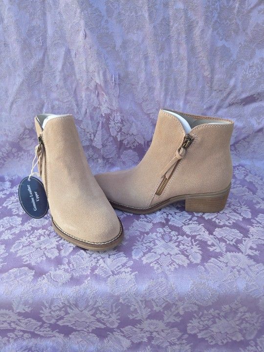 White Mountain Altos Beachwood/Suede Ankle Boots