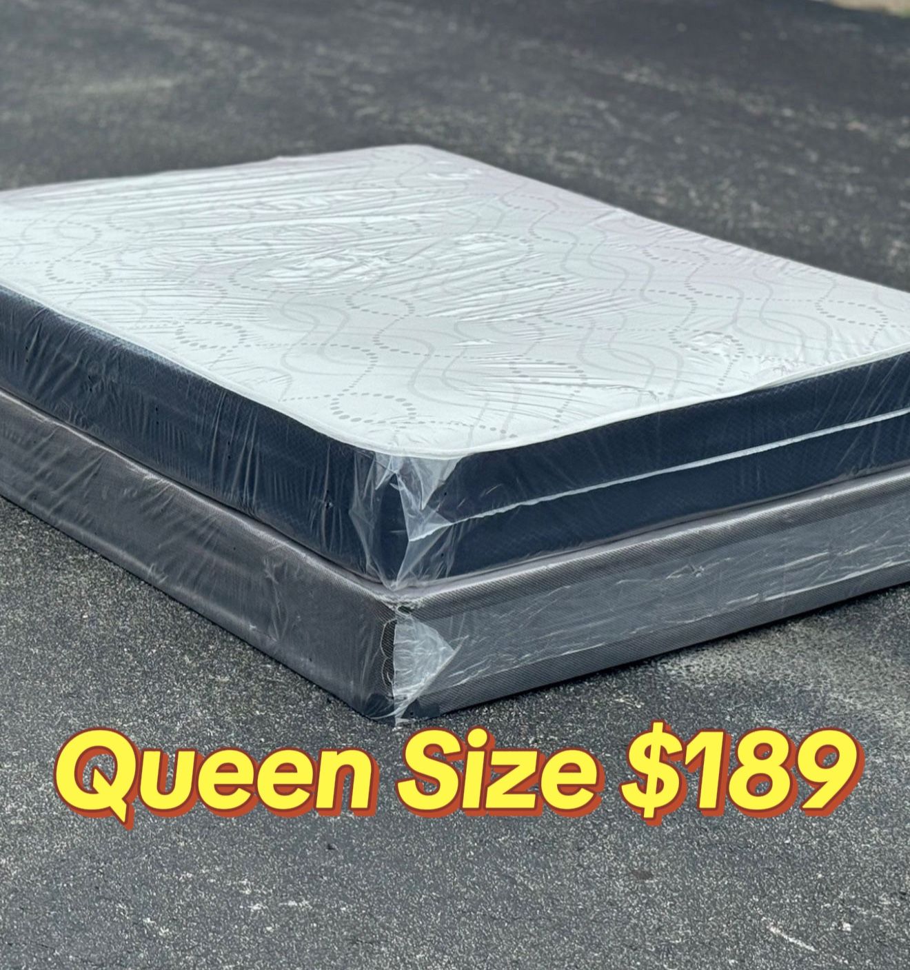 NEW Mattress Queen Size Regular With Box Spring // Offer 🚚