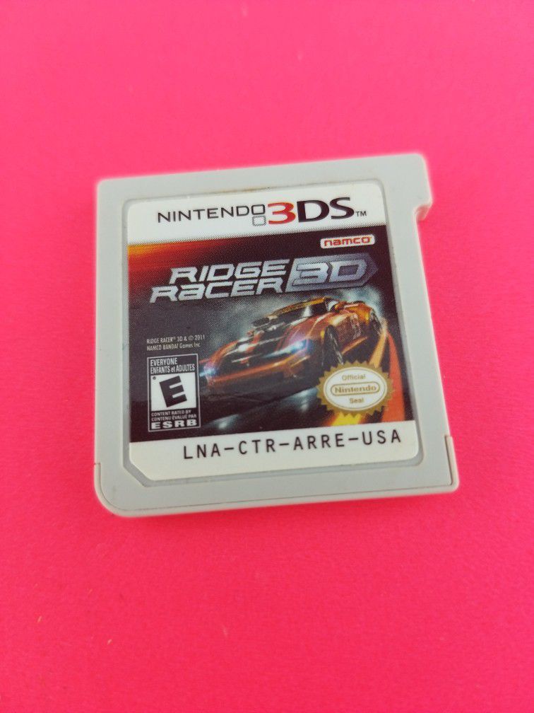 NINTENDO  3DS GAME  RIDGE RACER  3D
