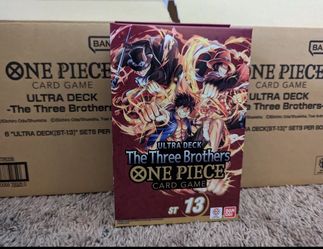 ONE PIECE ST13 The Three Brothers Ultra Deck Box ST-13 SHIPS NOW for Sale in Vienna, VA - OfferUp ONE PIECE ST13 The Three Brothers Ultra Deck Box ST-13 SHIPS NOW for Sale in Vienna, VA - OfferUp
