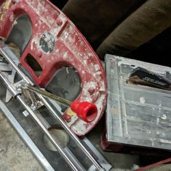 Tile Tools, Cutter, Knee Board