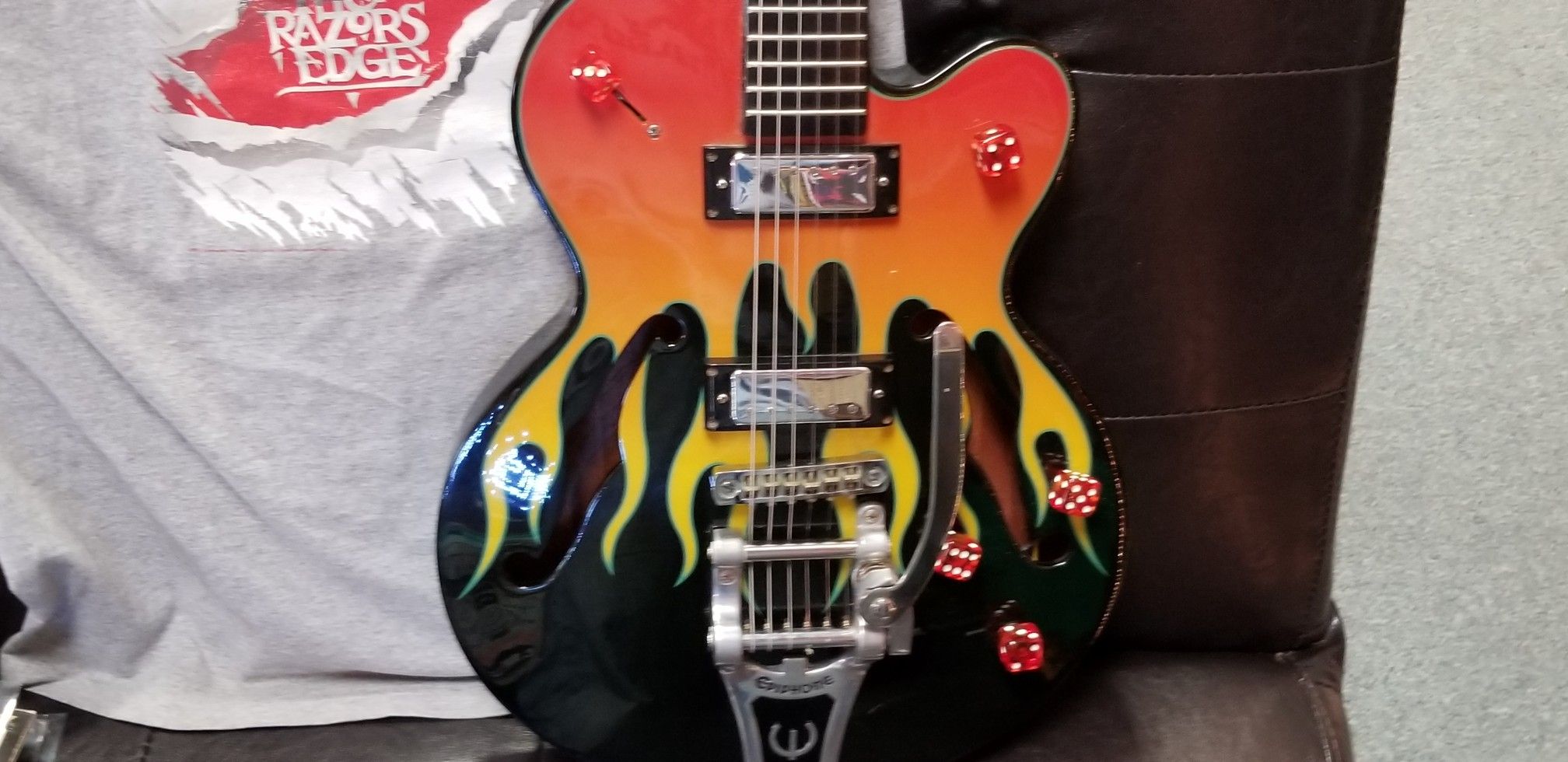 Epiphone Flamekat guitar