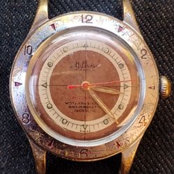 1947 MELROSE Swiss Automatic Watch FELSA 690 Movement Running 