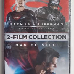 Batman v Superman Dawn of Justice / Man of Steel 2-Film DVD Collection DC Comics