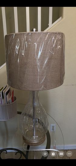 Décor Therapy TL17216 Table lamp, Clear