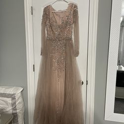 Special Occasion Dress – Blush Pink, Size 10
