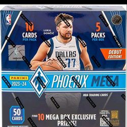 2 Boxes Of Panini 23-25 Phoenix Mega Box