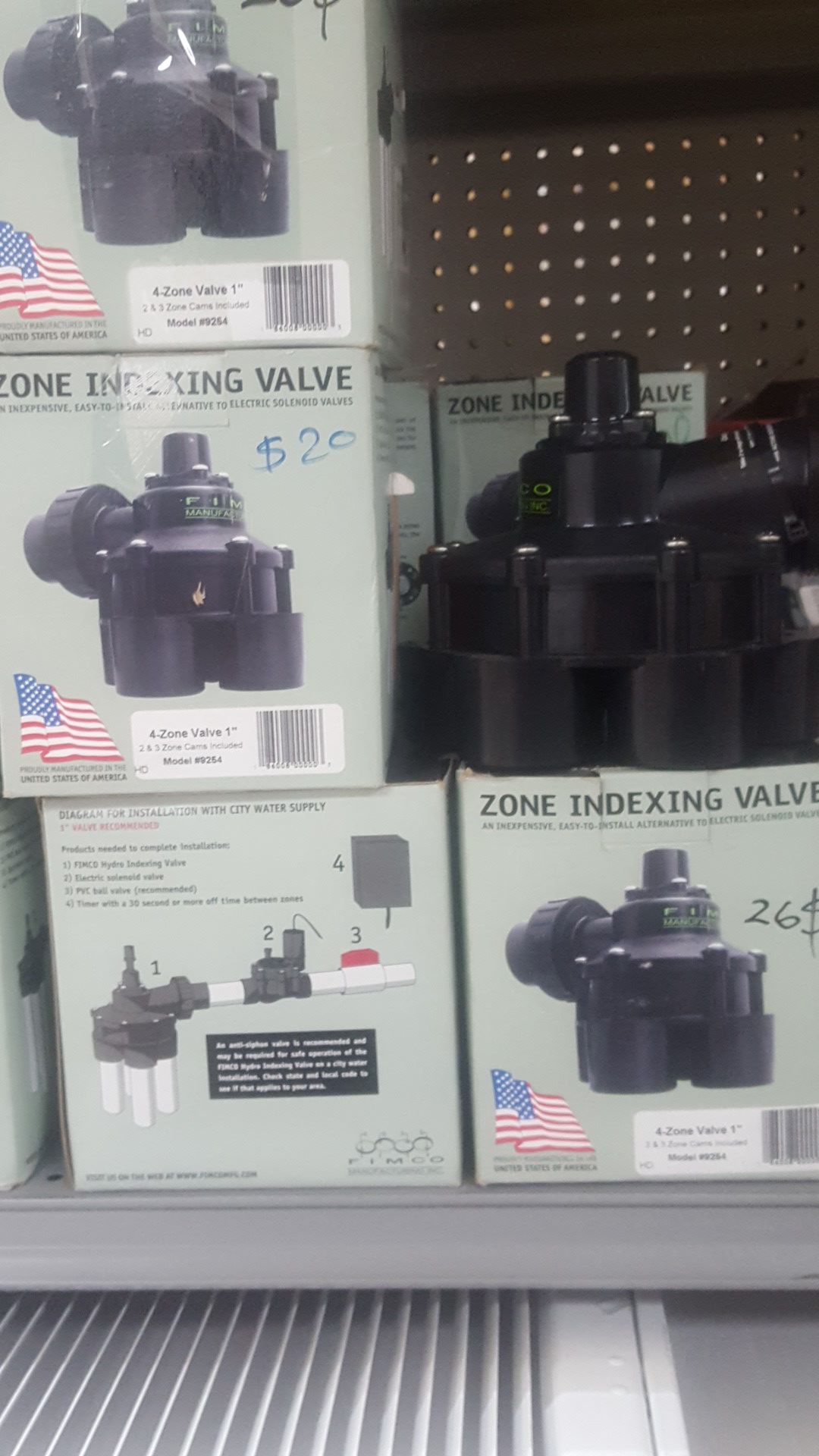 Zone indexing valve