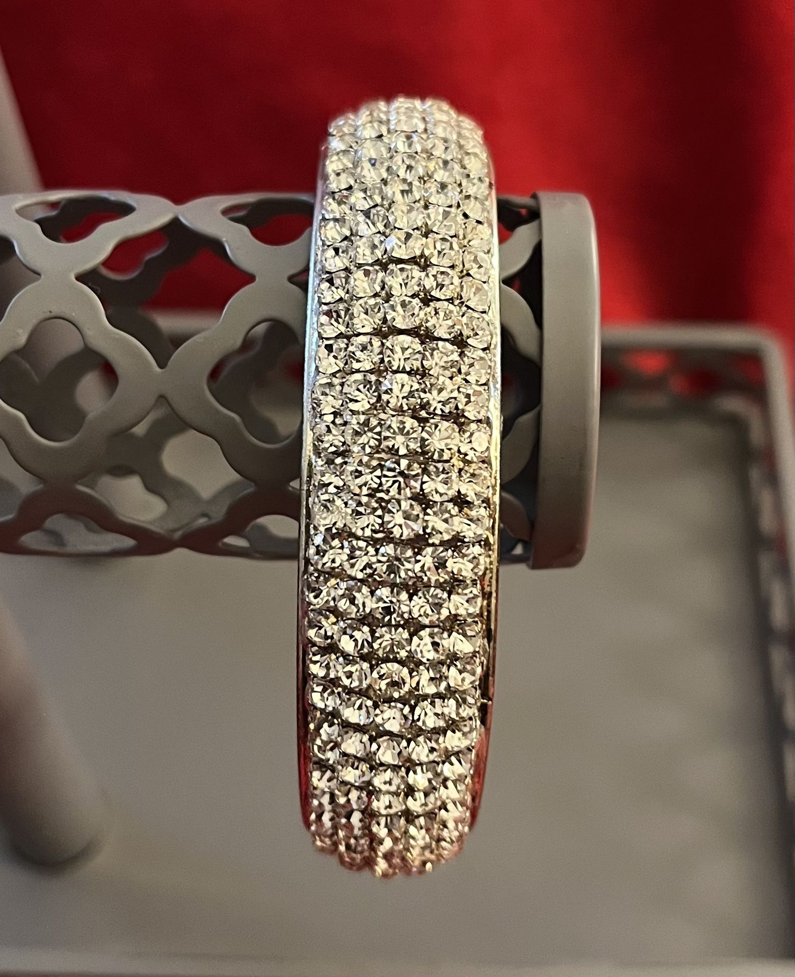 Rhinestone Bangle Bracelet 