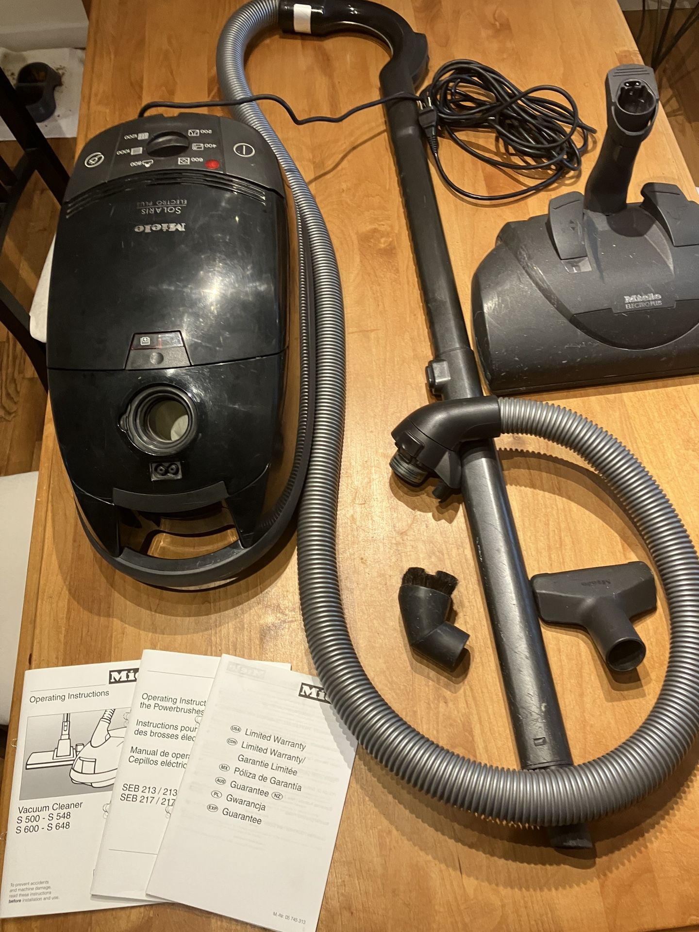 Miele Solaris Canister Vacuum