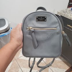 Gray Katespade Backpack 