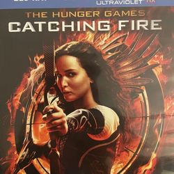 The HUNGER GAMES Catching Fire (Blu-Ray + DVD + Digital-2013)