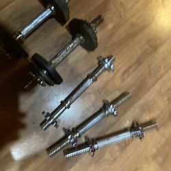 Dumbell S No Wrights With Collars 60$ A Pair