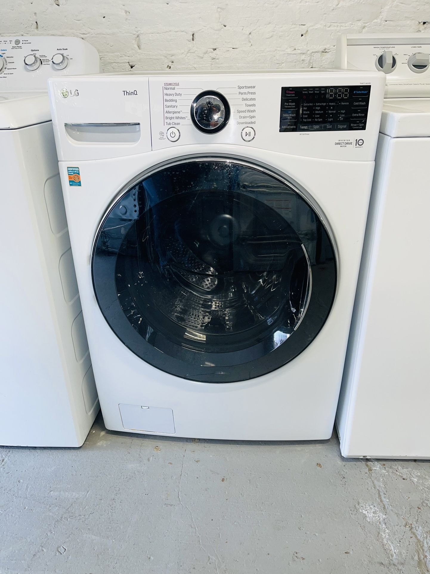 LG washing machine, a receipt for a 90-day warranty