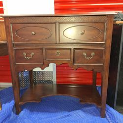 Secretary Desk W/ Matching Side Table
