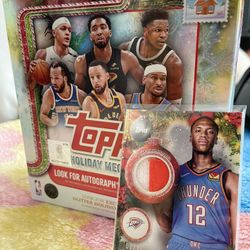 Thomas Sober 25/26 Topps Holiday Mega Box 