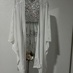 Cardigan kimono AVENUE White Kimono/Size M/L