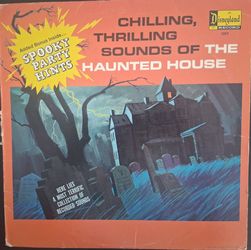 "Chilling Thrilling Sounds Of The Haunted House" 1973 Disney Rcds Reissue~ VG+