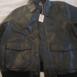 Lucky Jeans Leather Jacket Brand New