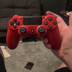 Red PS4 Controller
