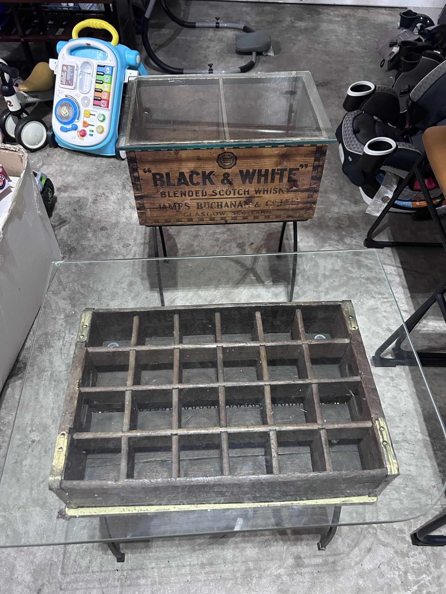 Antique Crate Tables
