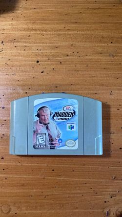 Madden NFL 2000 Nintendo 64 Cartridge