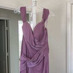 Purple Long Dress