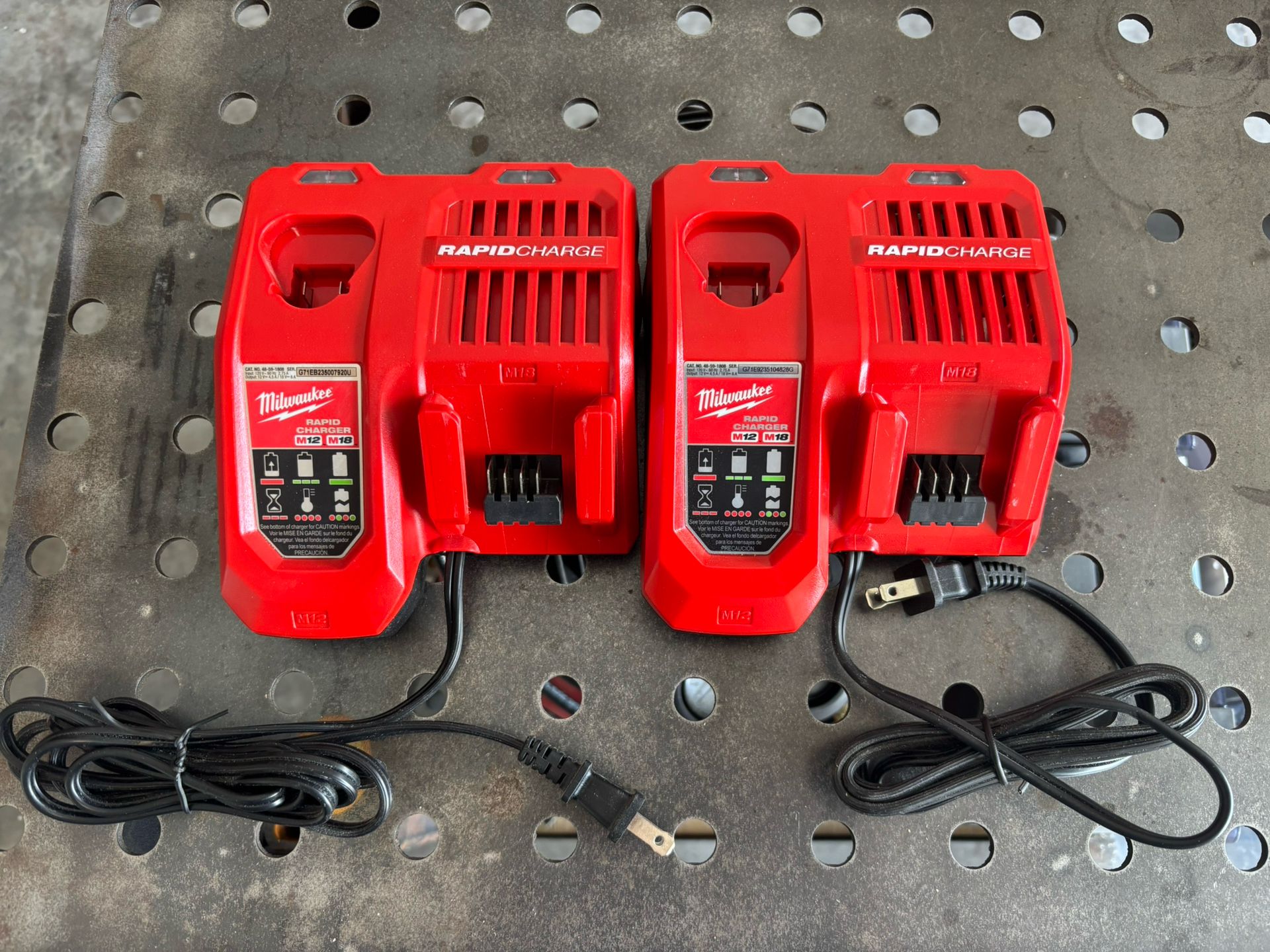 Milwaukee Rapid Chargers