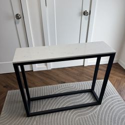 Marble Top Modern Console Table 