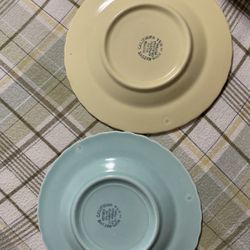 2 Vintage Native California Vernon Kilns 10”plates
