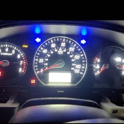 06-09 Hyundai Sonata Blue Or White Speedometer Cluster