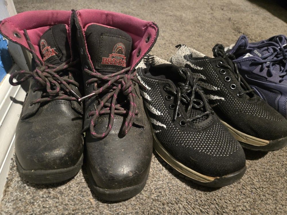 Steel Toe Shoes(take ALL 3 )