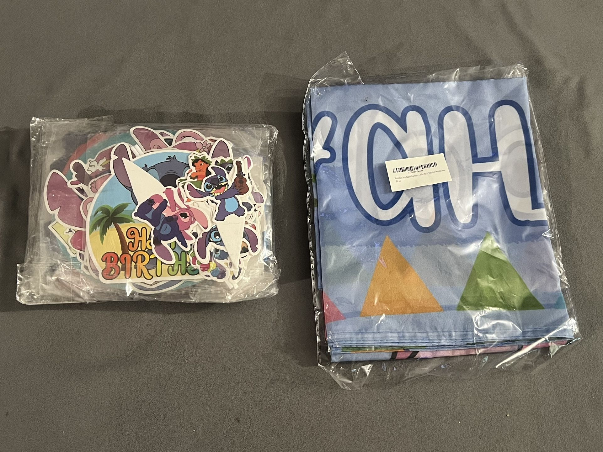 Lilo and Stitch Birthday Party Decorations + Backdrop (New)