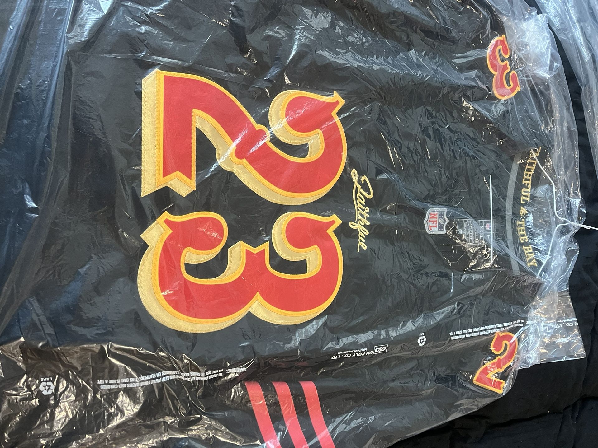 Niners Rivalry jerseys. Small to 3x. 60.00